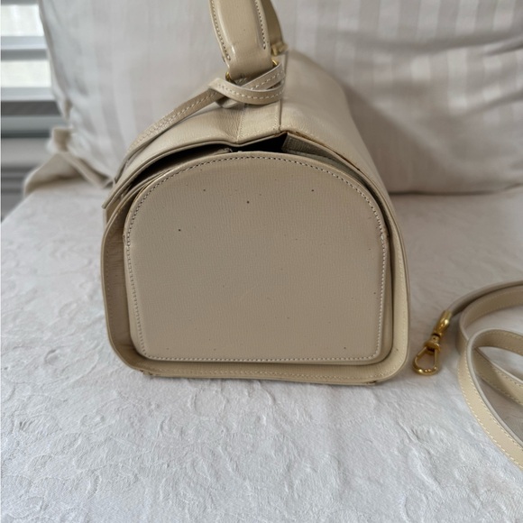 Vintage Mark Cross Handbag Cream. - Picture 5 of 8